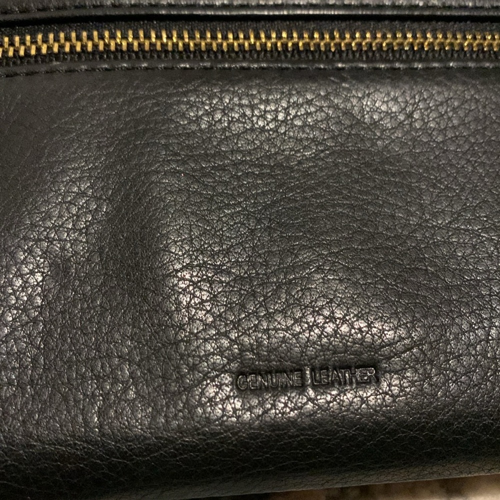 Leather/calf hair wallet - Picture 3 of 11